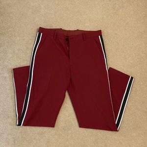 I.N.C. Cherry Red Tuxedo Pant